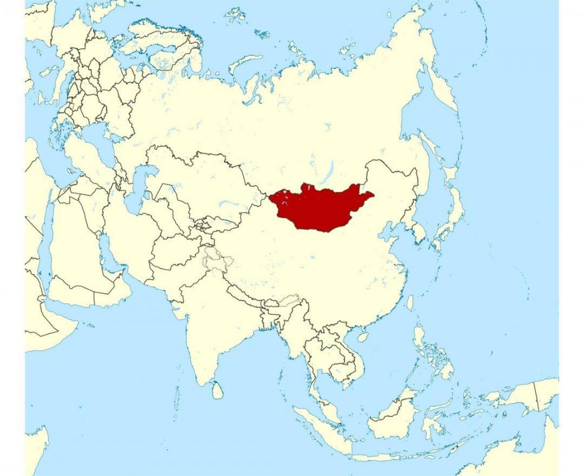 байршил Монгол улс дэлхийн газрын зураг