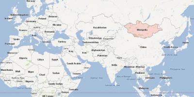 Газрын зураг, Монгол улсын газрын зураг ази
