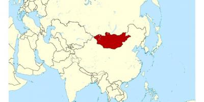 Байршил Монгол улс дэлхийн газрын зураг