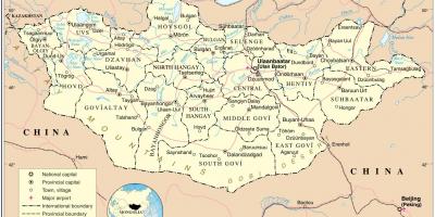 Монгол орны газрын зураг